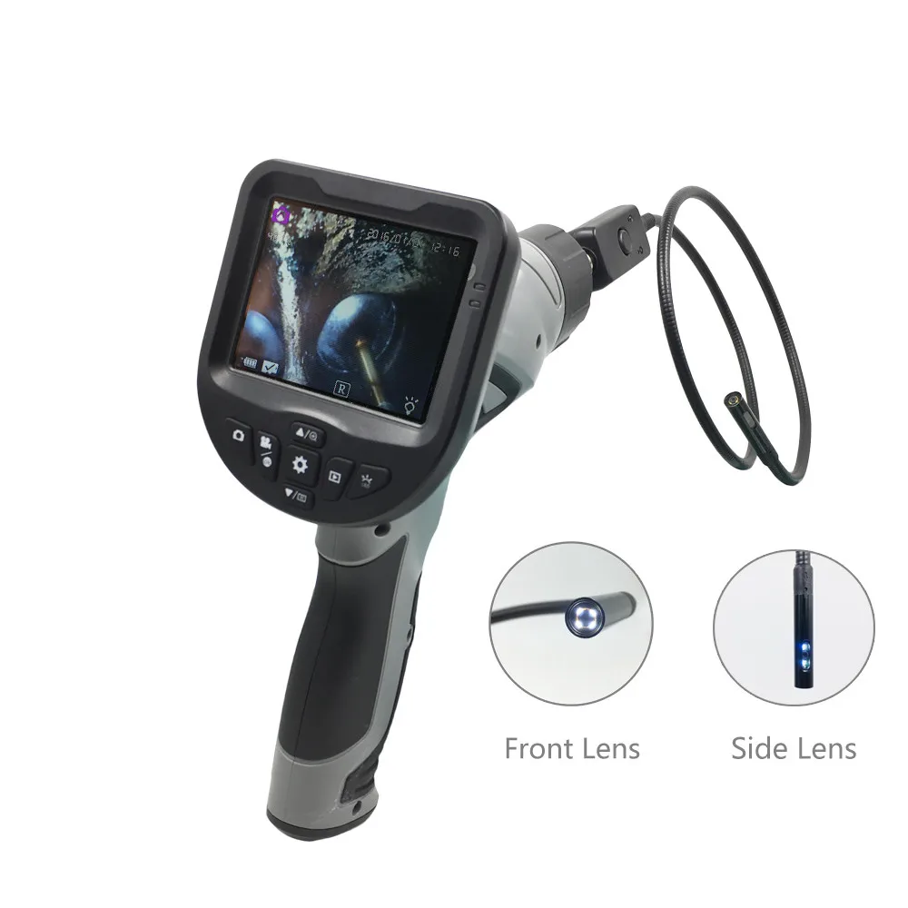 

3.5 inch 9MM Dual Lens 4X Zoom Handheld Endoscope Portable CMOS Borescope Video Microscope Otoscope