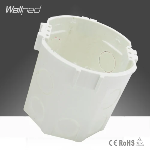 Wallpad 73*62MM EU European Standard Cassette Universal Wall Mounting Box for Wall Switch and Socket Back Box, Free Shipping