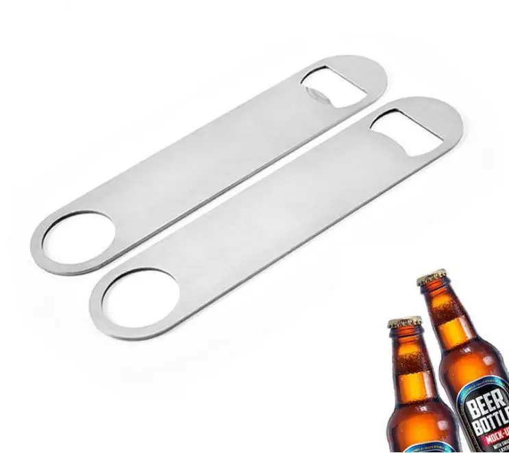 

new sublimation blank white bottle opener consumables hot transfer printing stainless steel blank material 178*40*1.8mm ni176