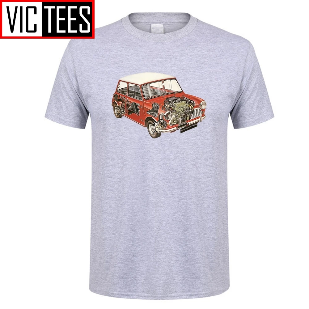 Men's Casual T Shirt Austin Mini Classic 1275 Car Male 100% Cotton Tee Shirts New Color Youth Design T-Shirt Tops Male