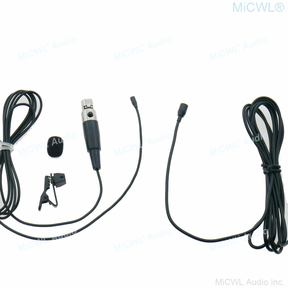 

SK3 Miniature Tie Clips Lavalier Microphone For Shure ULX SLX PGX QLX GLX Wireless Microfone System Very Mini Type