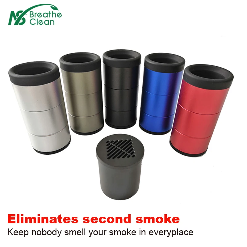 

Personal Air Handheld Filter Reduce Secondhand Smoke Has Replacement Cartridge HEPA and Carbon Eliminates Smoke Odor Buddy