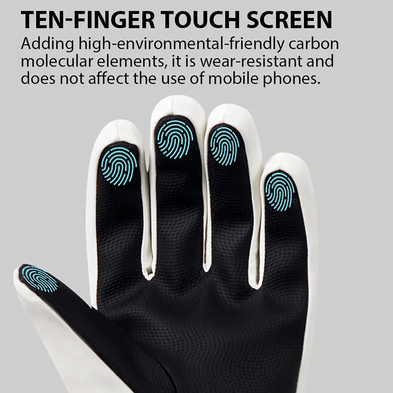 Winter Men Women Ski Gloves Windproof Warm Waterproof Touch-Screen Fleece Non-slip Snowboard Snowmobile Cycling Skiing Gloves