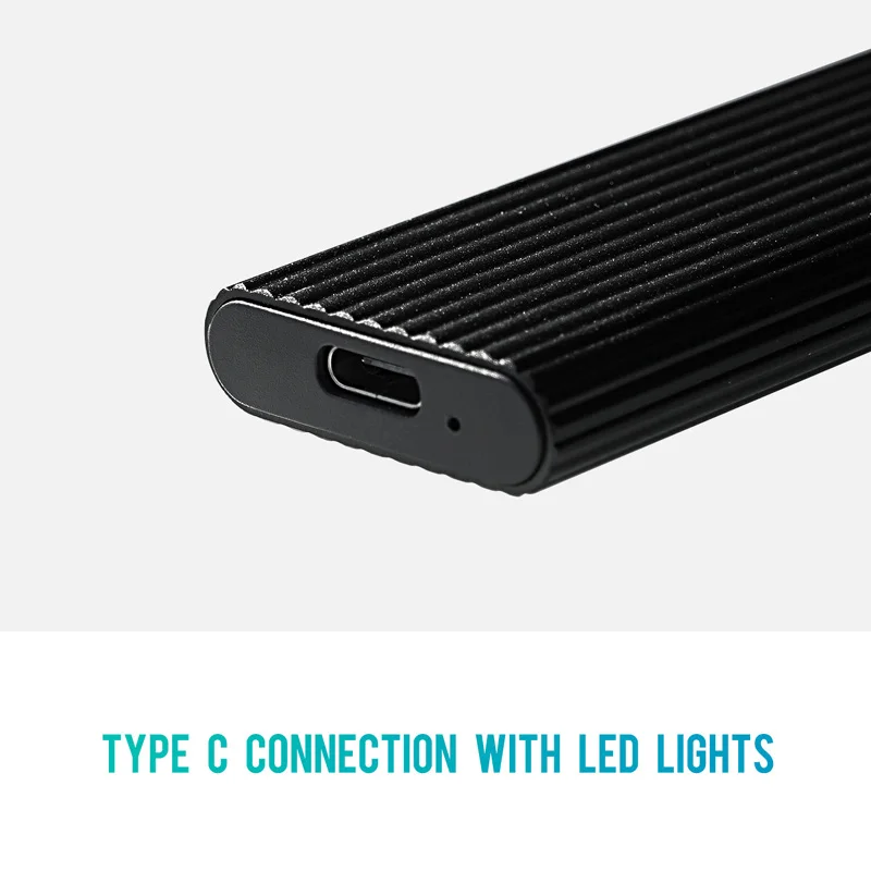 M.2 NVMe SSD Enclosure, 10Gbps โปรโตคอลแบบ Dual M2 NVMe,m2 NVMe PCIE/ NGFF SATA SSD กล่อง OTG อะแดปเตอร์สำหรับ M.2 SSD RTL9210B