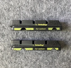 SwissStop Flash Evo Black Prince Road Bike Brake Pads compatible With Shimano 105 5800 6800 Sram Force Red Brake Pads