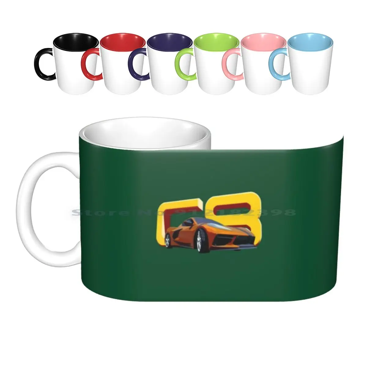 Corvette C8 Stingray Corvette C8 Ceramic Mugs Coffee Cups Milk Tea Mug Domenicali Roadster Urus 2019 2019 1999 Museum Sc18 2019