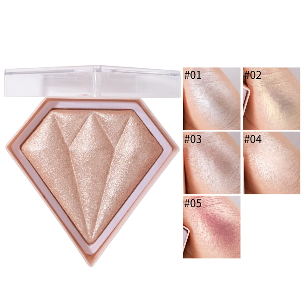 HANDAIYAN-بودرة كونتور للوجه متوهجة ، هايلايتر ، لوحة لامعة ، تسليط الضوء ، مستحضرات تجميل سطحية ، 5 ألوان