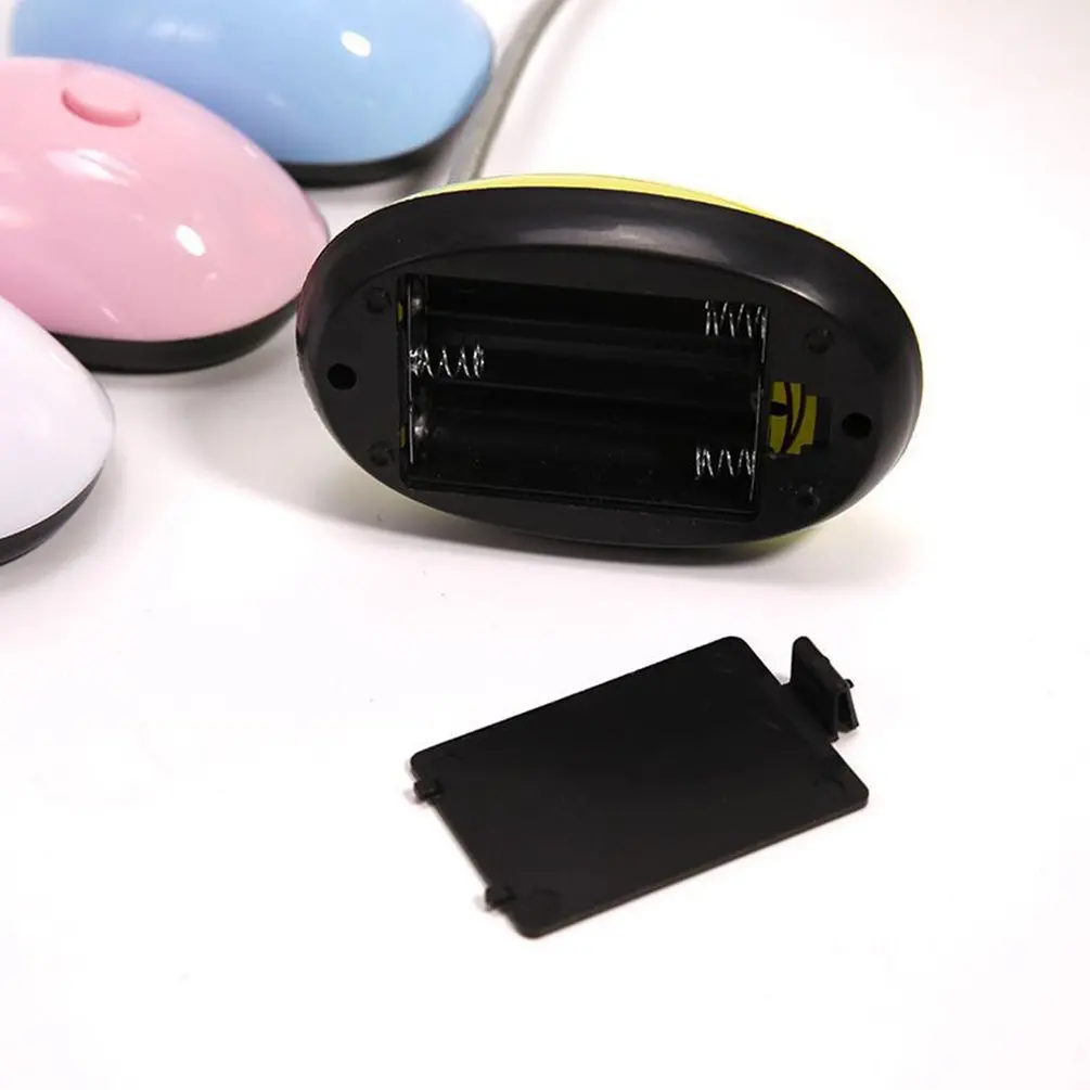 Lampada da scrivania a LED lampade da tavolo a collo di cigno flessibili luci di lettura a luminosità regolabile con una chiave luce notturna a batteria decorazioni per interni