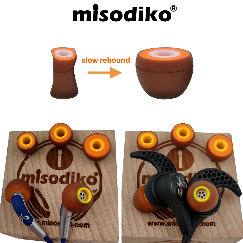 misodiko Mix460 Earbuds Ear Tips Eartips for Jaybird X4 X3 X2, BlueBuds X, Freedom 2, F5/ 1MORE/ Sony MDR XB55AP XB75AP EX650AP image 4