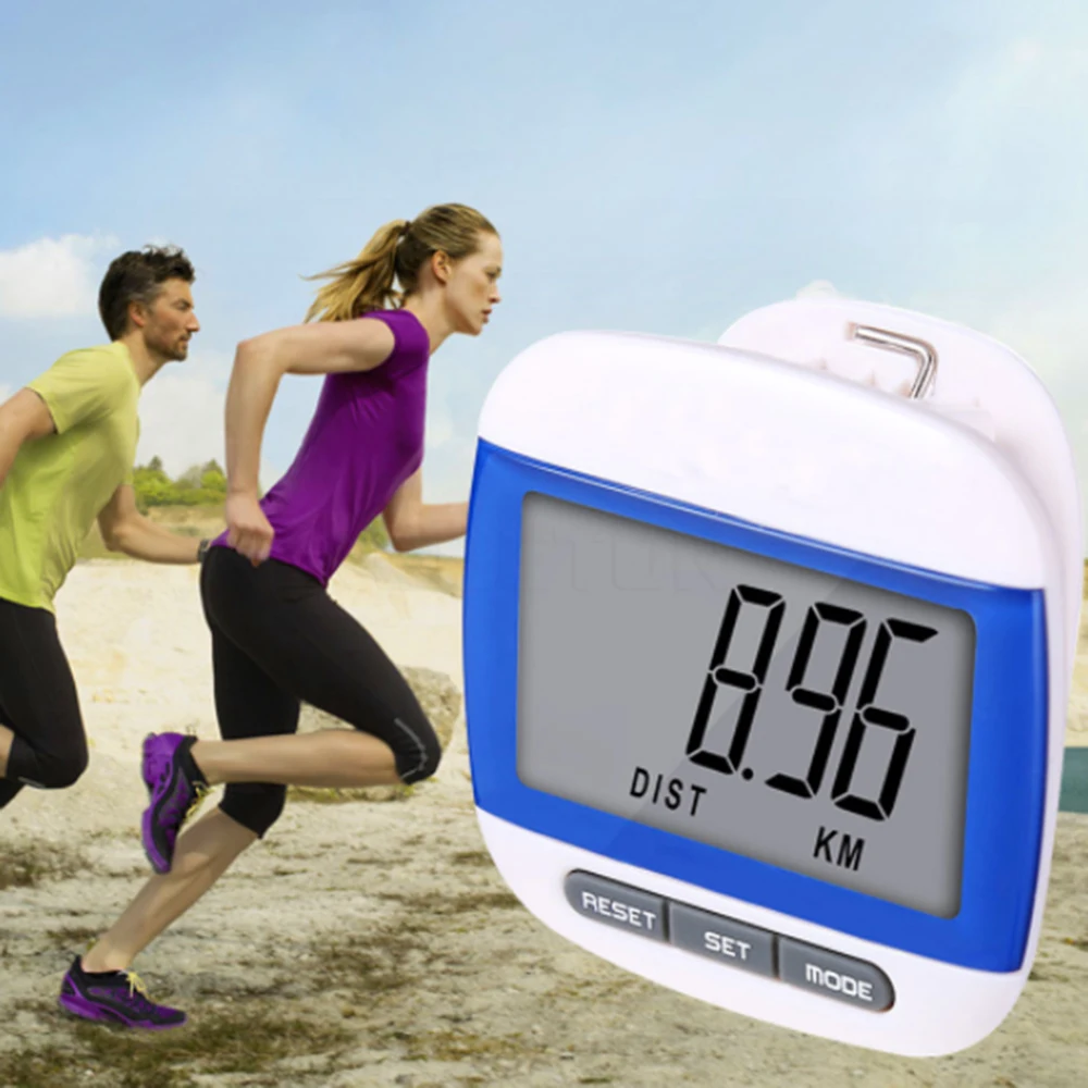 Imagem -04 - Waterproof Walking Step Counter Contador de Calorias de Movimento Pedômetro Digital Multifuncional para Corrida Leve Fácil de Transportar