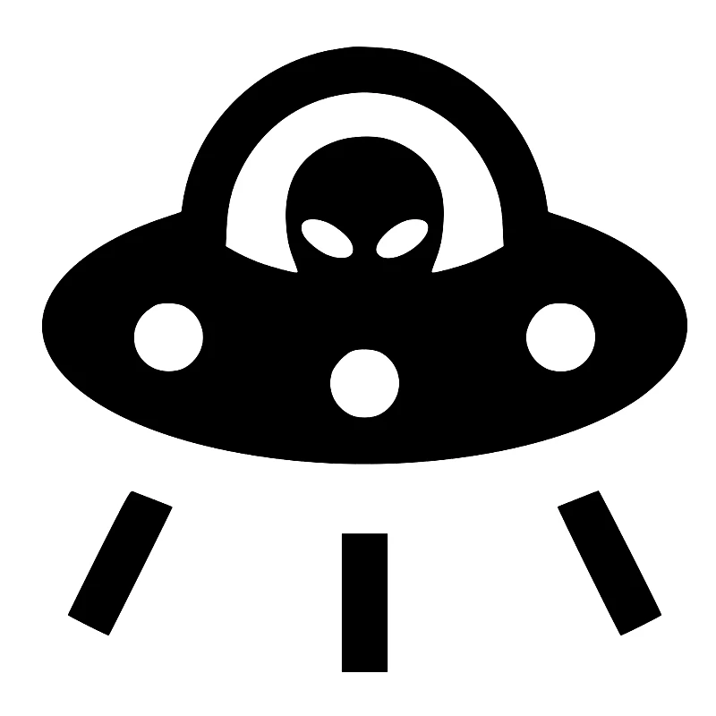 15x14.5cm Car Sticker Vinyl Decal UFO Alien Waterproof Auto Decors Car Styling Car Accessories Pegatinas Para Coche