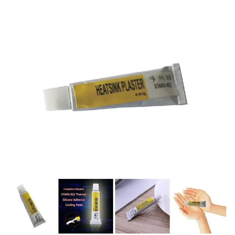 Conductive Heatsink Plaster Thermal Silicone Adhesive Cooling Paste For Computer Heat Sink CPU LED IC Cooler Radiator Glue