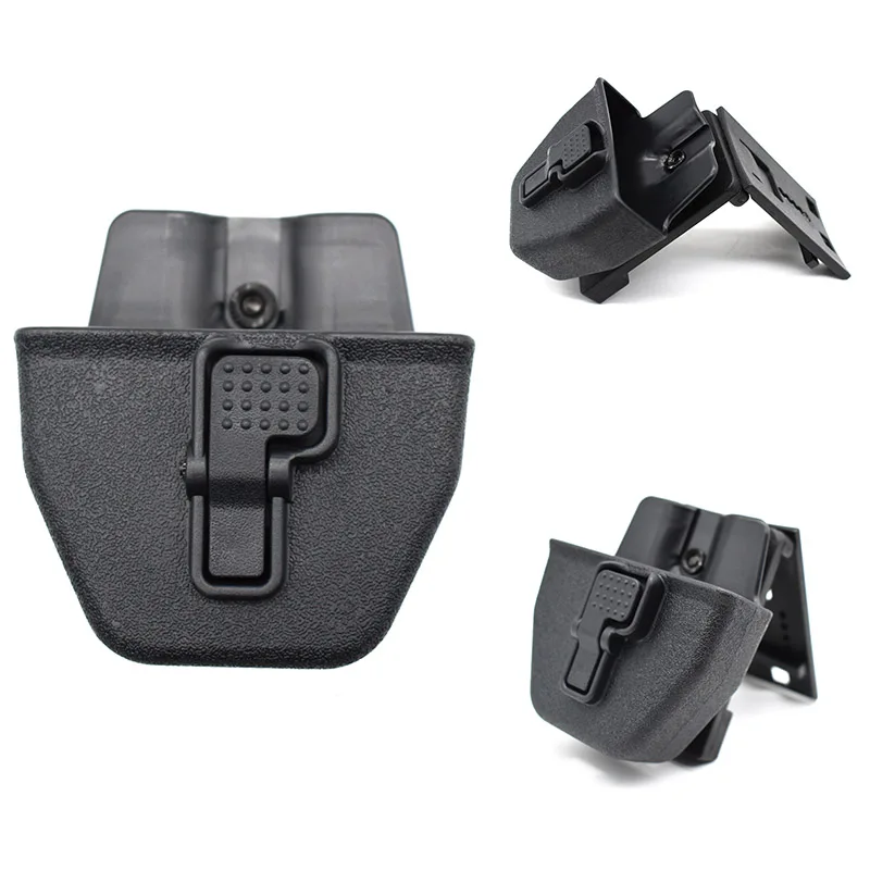 Tactical Handcuff Holster Pouch Standard Handcuffs Shackles Cover with Secure Snap 360 Degree Rotation Belt Clip