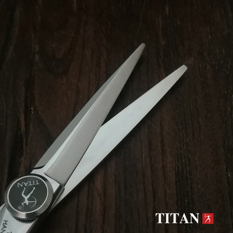 Titan 6 Zoll Effilierschere aus Edelstahl für Friseursalons – Detail 6