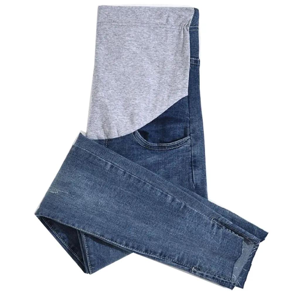 Calças de brim denim fino macio calças de maternidade para mulheres grávidas enfermagem gravidez leggings calças jeans gravidas roupas para grávidas