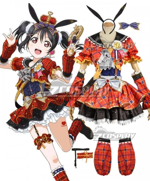 Love Live! Lovelive! Transformed Idol Nico Yazawa Dress Girls Party Halloween Adult Dress Festival Set Cosplay Costume E001