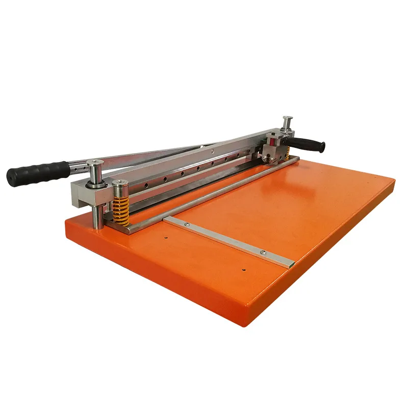 KC-530/562 Grooving Proofer manuale Desktop V Slot Machine confezione regalo cartone grigio scanalatrice tagliatrice