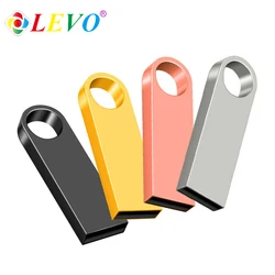 100% 오리지널 메탈 USB 플래시 디스크 USB2.0 8GB 16GB 32GB 64GB, 고속 메탈 미니 U 디스크 펜 드라이브 128GBU 디스크 메모리 스틱