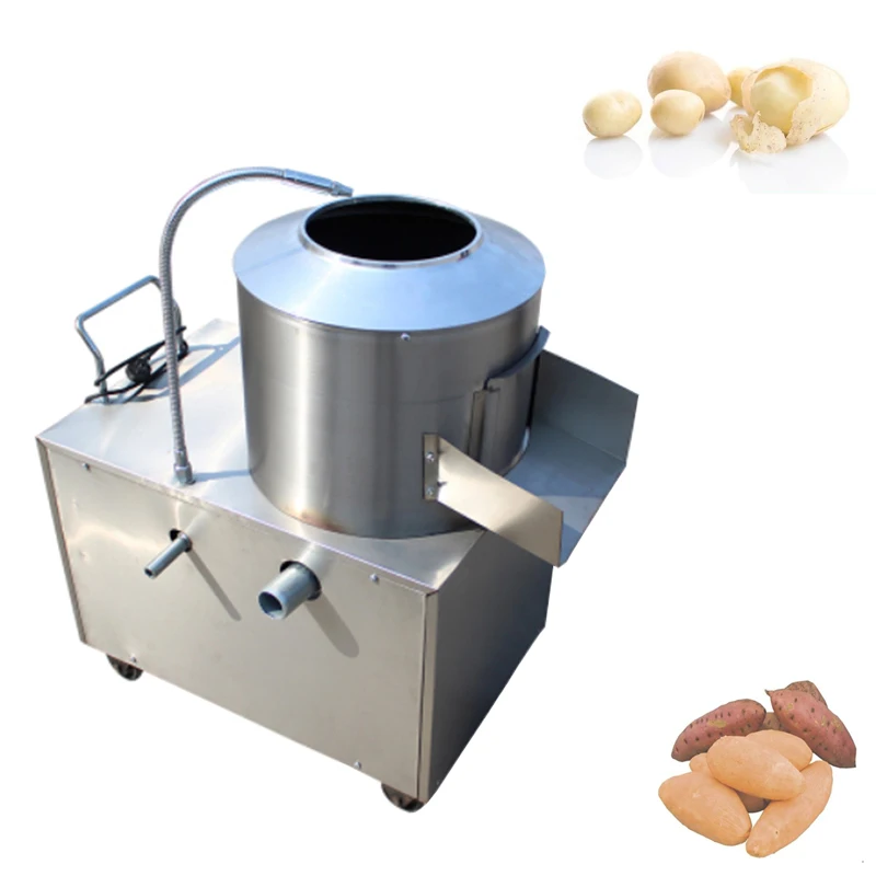 Industrial Commercial Electric Automatic Small Sweet Potato Peeler Cleaning Washing And Peeling Machine