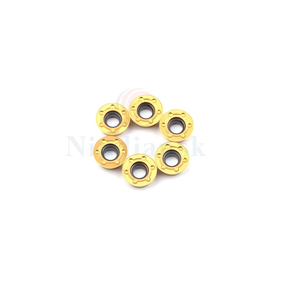 RDMT1204MO-MQ NK3030 RDMT1204MO-MQ NK9018 Carbide Milling Insert Bubut CNC Alat Alat Mesin Finishing Mengubah Alat Penggilingan Sisipan