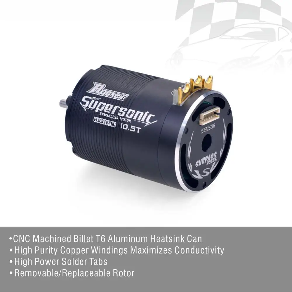 Vượt Qua Sở Thích Siêu Thanh 540 8.5T 10.5T 13.5T 21.5T Sensored Động Cơ Không Chổi Than Cho Sửa Đổi Chi Tiết Kỹ Thuật Cổ 1/10 xe Đua