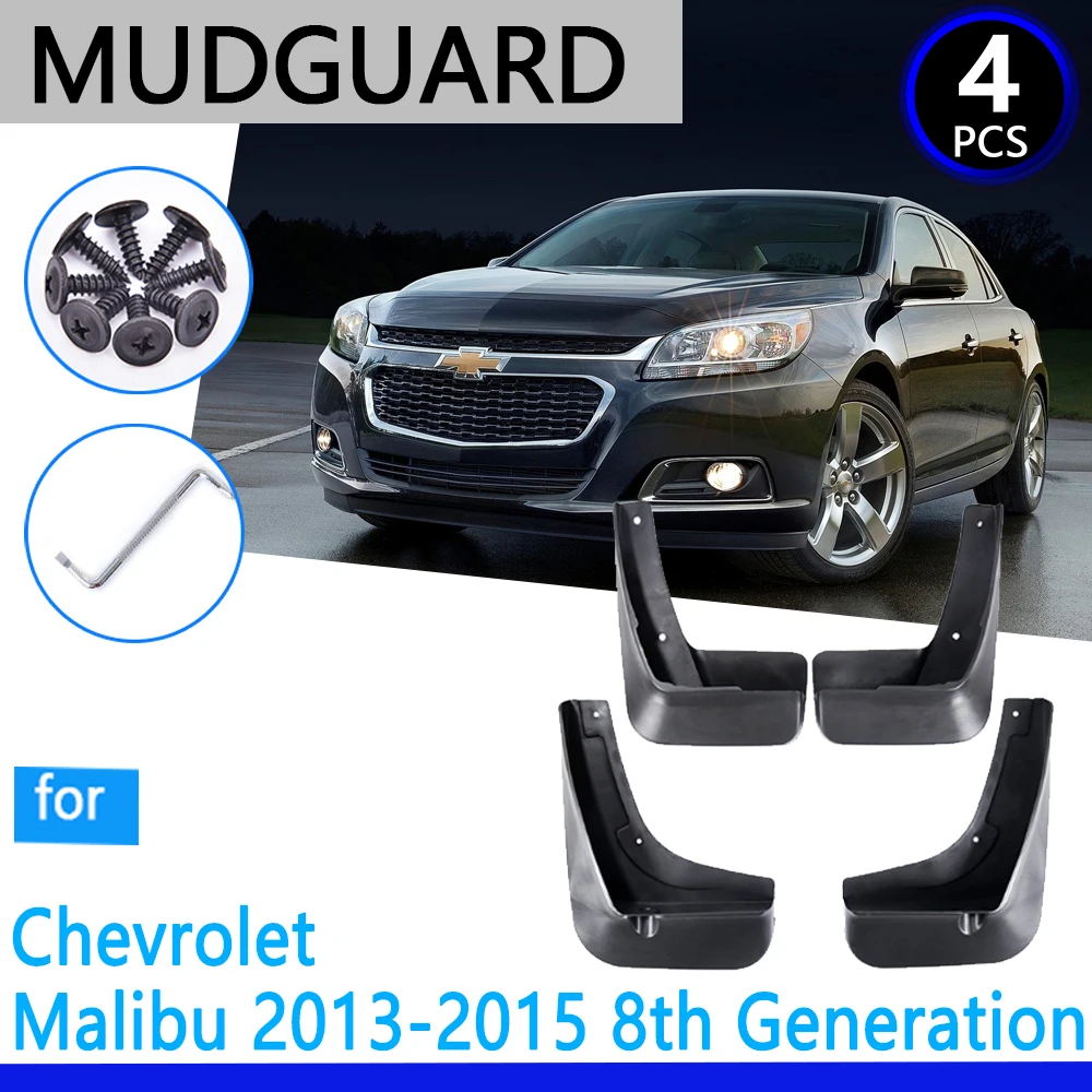 Mudguards fit for Chevrolet Malibu 2013 2014 2015 Car Accessories Mudflap Fender Auto Replacement Parts