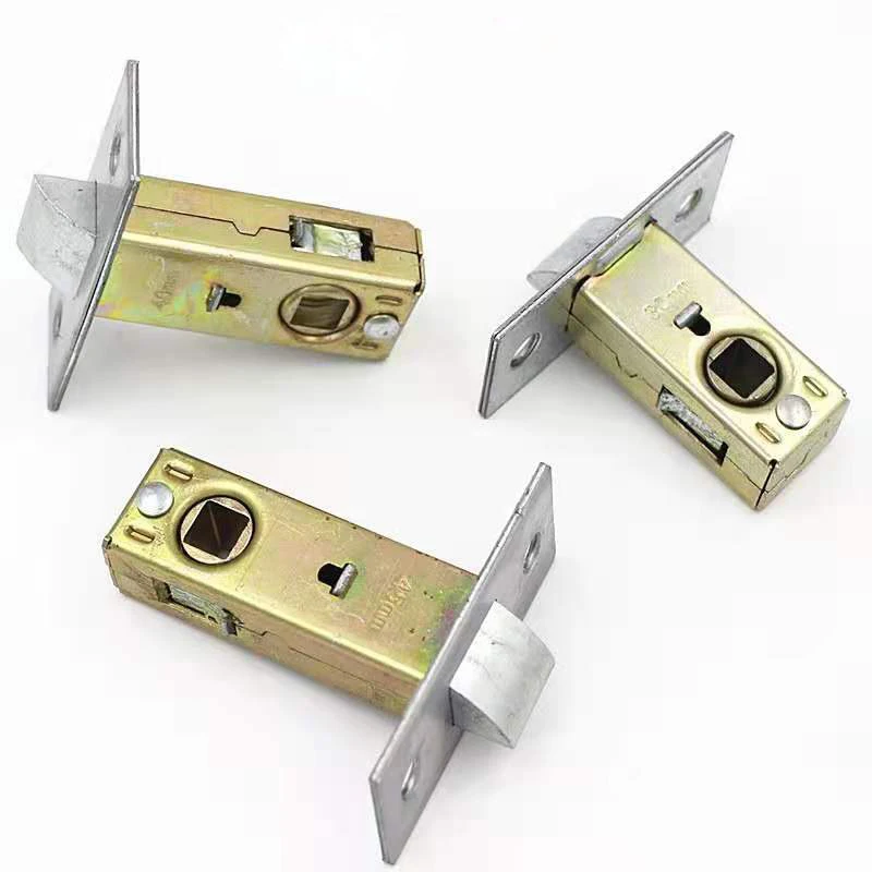 Bathroom Silence lock body Single tongue lock Hole pitch25mm 30mm 35mm 45mm 50mm 60mm 70mm doorhome Hardware