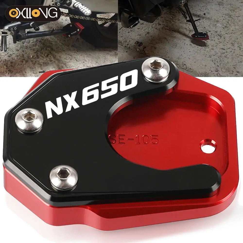 For Honda NX650 NX 650 J-X Dominator 1993 1994 1995 1996 1997 1998 1999  Side Stand Enlarger Plate Kickstand Enlarge Extension