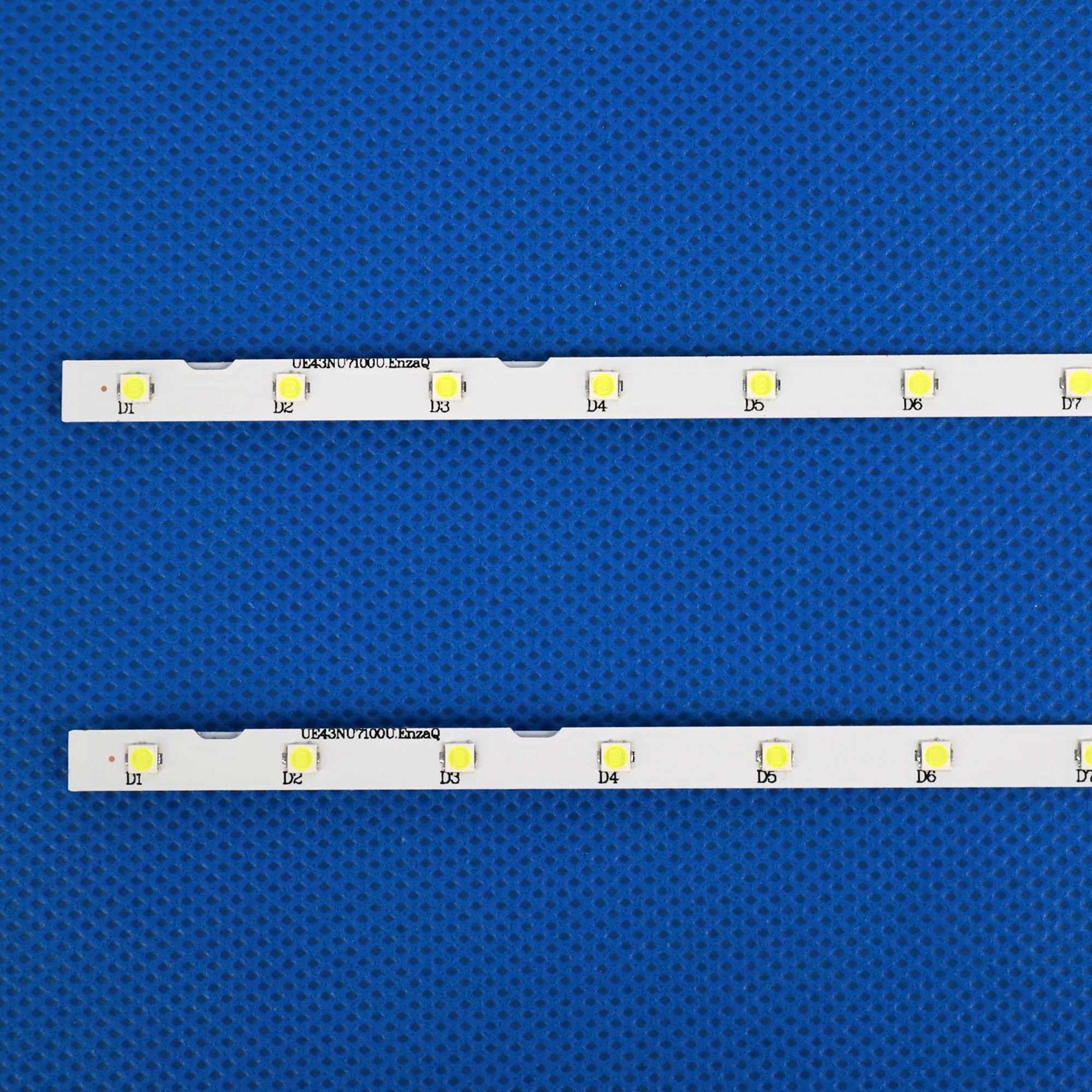 10pc LED bar Für Samsung UE43NU7140U UE43NU7192U UE43NU7125 UN43NU7100G UE43NU7100 UE43NU7120 UE43NU7170U UN43RU7400 UN43RU7400G