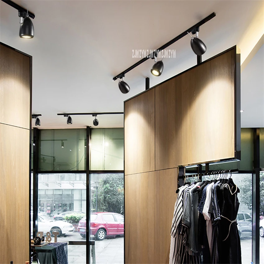 SM1828 ผนังร้านเสื้อผ้า LED TRACK Light Commercial แผนกต้อนรับบริการร้านดอกไม้พื้นหลังติดตาม Spotlight 220 V/85- 260V