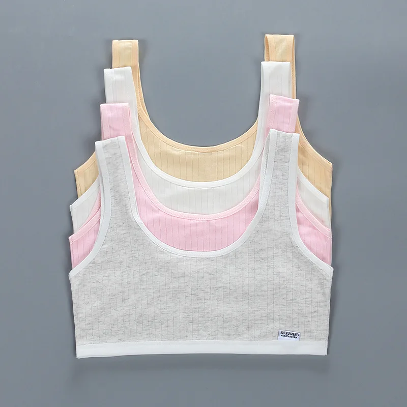 New Kids Girls Underwear Bra Vest Children Underclothes Sport Undies Clothes Sports Bra Brief Children Underwear Girl