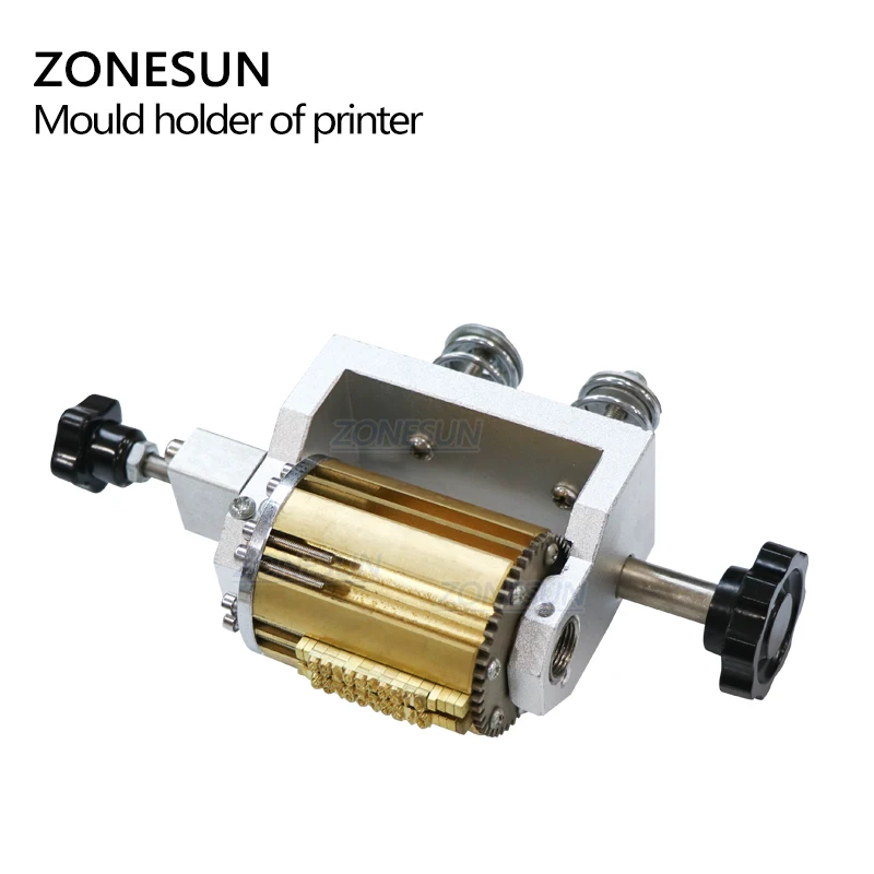 Zonesun partes pneumáticas para impressora, acessório para impressora de código de discagem de fita térmica, ferramenta de codificação, número de produção