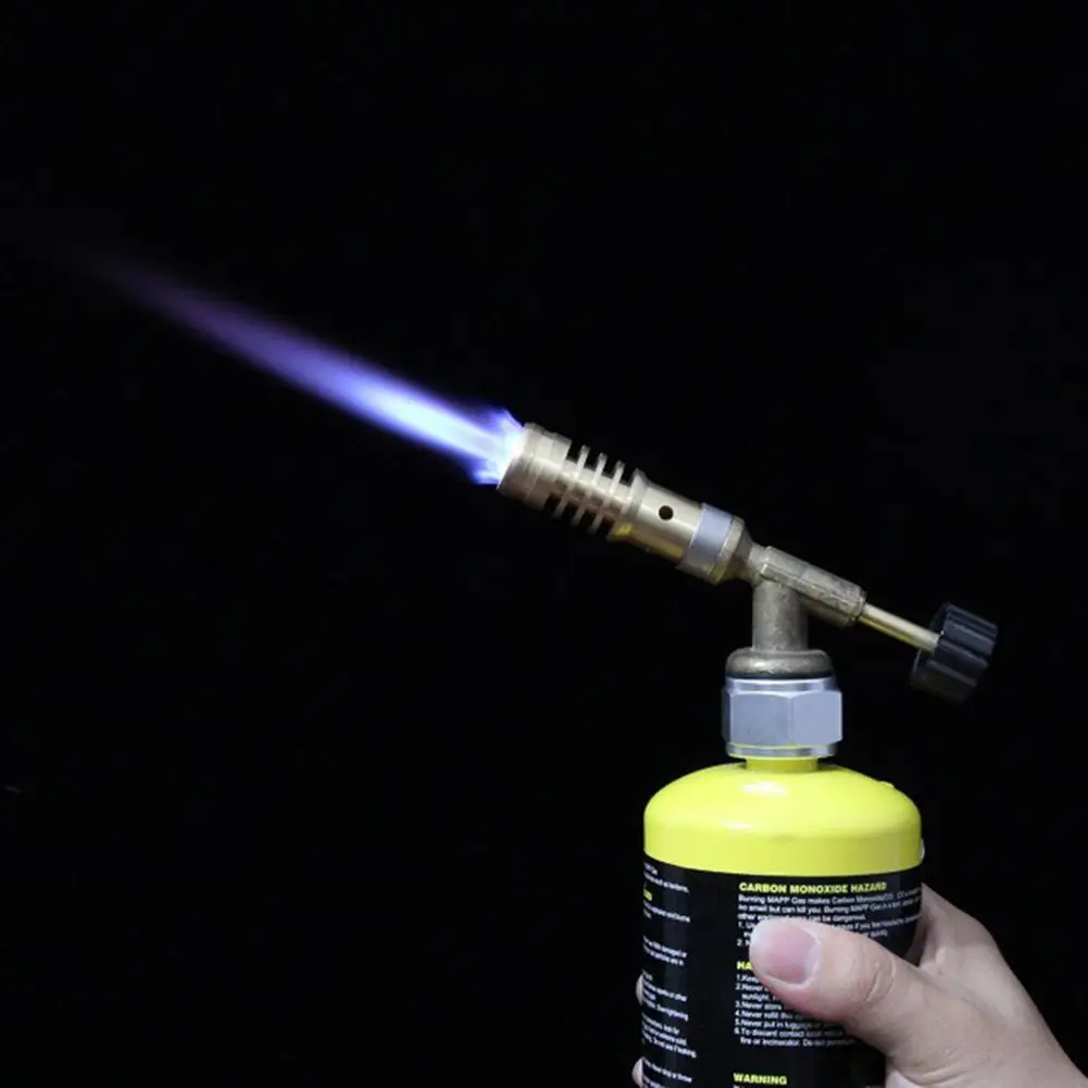 MAPP Self-igniting Gas Welding Torch Flame Blowtorch Gas Torch Lighter Heating Welding Tools for Outdoor Camping BBQ Spray Guns