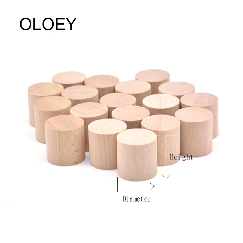 10pcs Round stakes, Wooden Gaskets, Wooden blocks, Blocks, Bed MATS Decorative Art And Son On