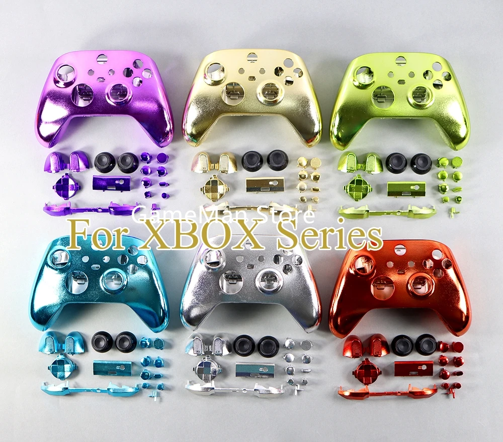 

5sets for xbox series x s Chrome housing shell case buttons for xbox series s x controller front back housing case