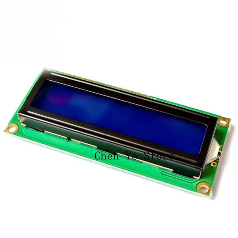 

Free Shipping 10PCS LCD1602 blue screen with backlight display 1602A-5v