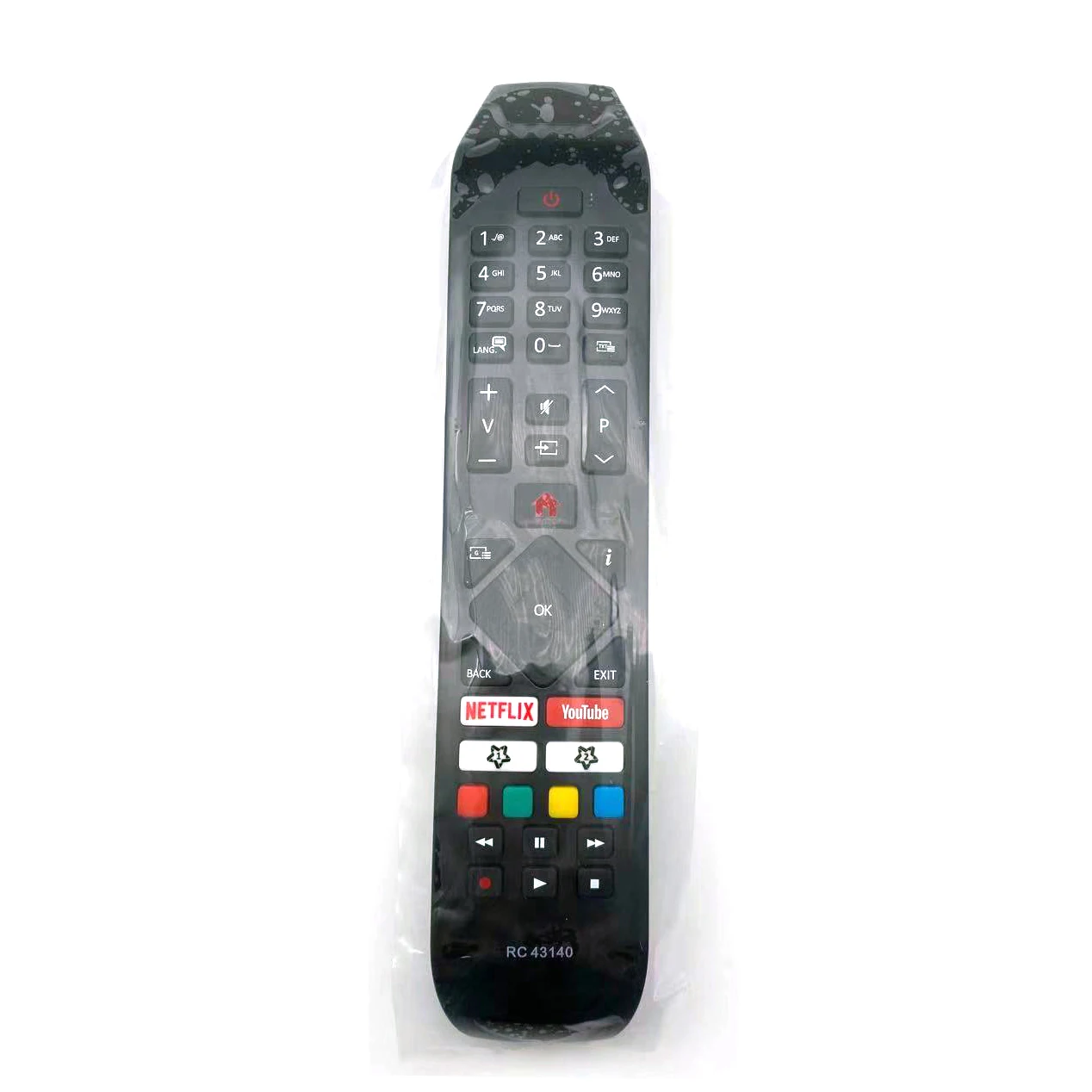 Remote Control For Hitachi RC-43141 RC-43140 RC43140P 24HB21J65U 43HK25T74UA 50HK25T74U 49HL7000 55HL7000 LED HD Smart HDTV