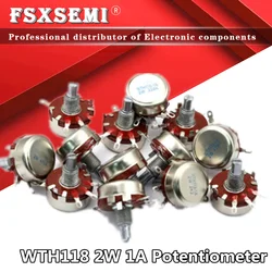 Peças do jogo do potenciômetro de DIY, WTH118 DIY Kit, 2W, 1100R, 1K, 2.2K, 4.7K, 10K, 22K, 47K, 100K, 470K, 500K, 560K, 1M, 2W, 1 W, WTH118