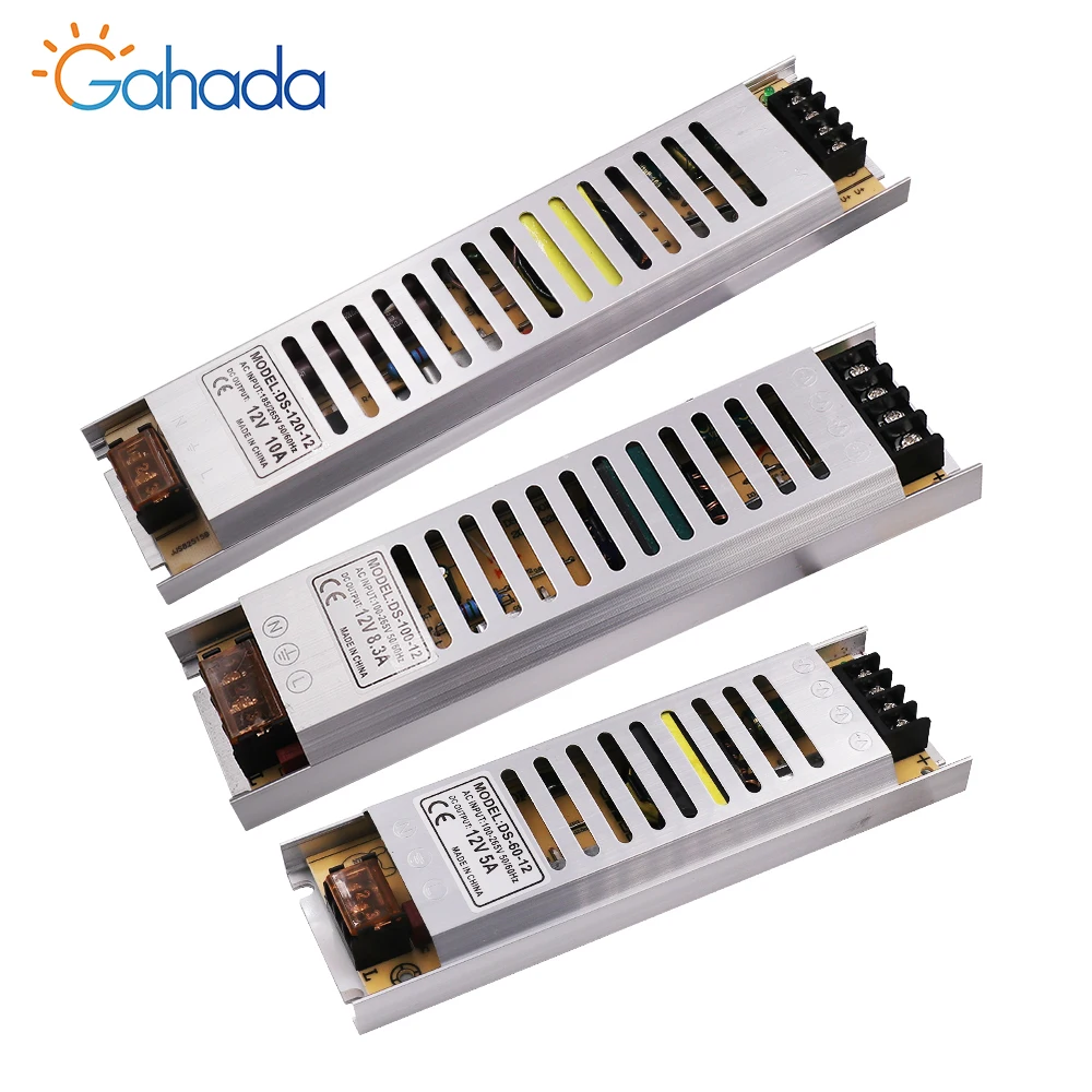 LED Power Supply DC 12V 24V Lighting Transformers 25W 60W 100W 150W 200W 300W 400W AC 220V Driver For LED Strip