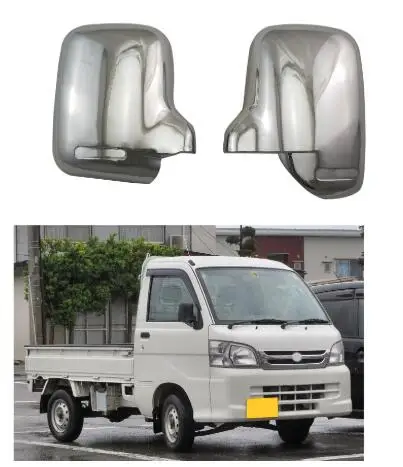 For Daihatsu Hijet S100, S110, S120, S130 2007-2014 Novel style 2PCS ABS Chrome plated Rear view door mirror cover Auto supplies