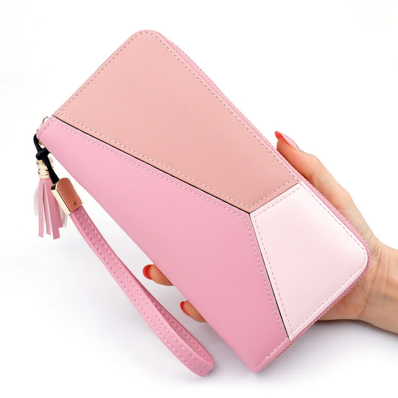 Fashion Women Wallets Fashion Brand Long Wallet Purse PU Leather Clutch Pouch For Female Tassel Design Card Holder Pack Mujer