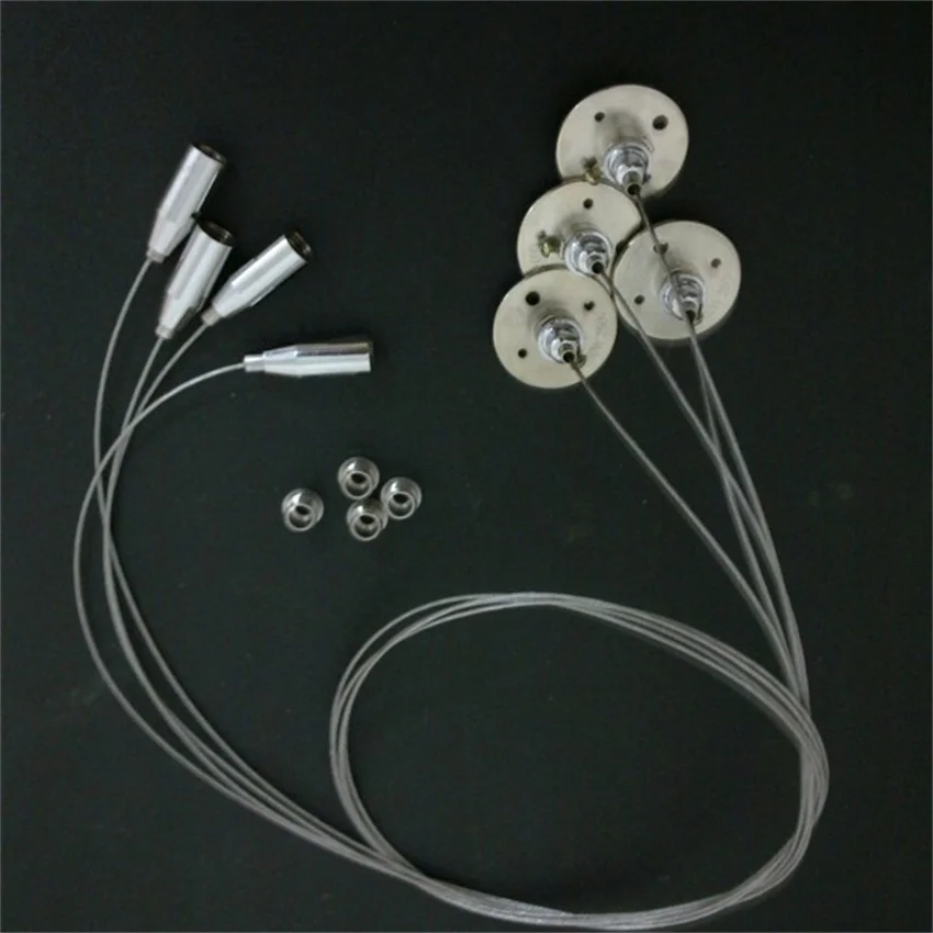 Free Shipping Hanging Cable with Copper Adjustable Cable Grippers Fluorescent