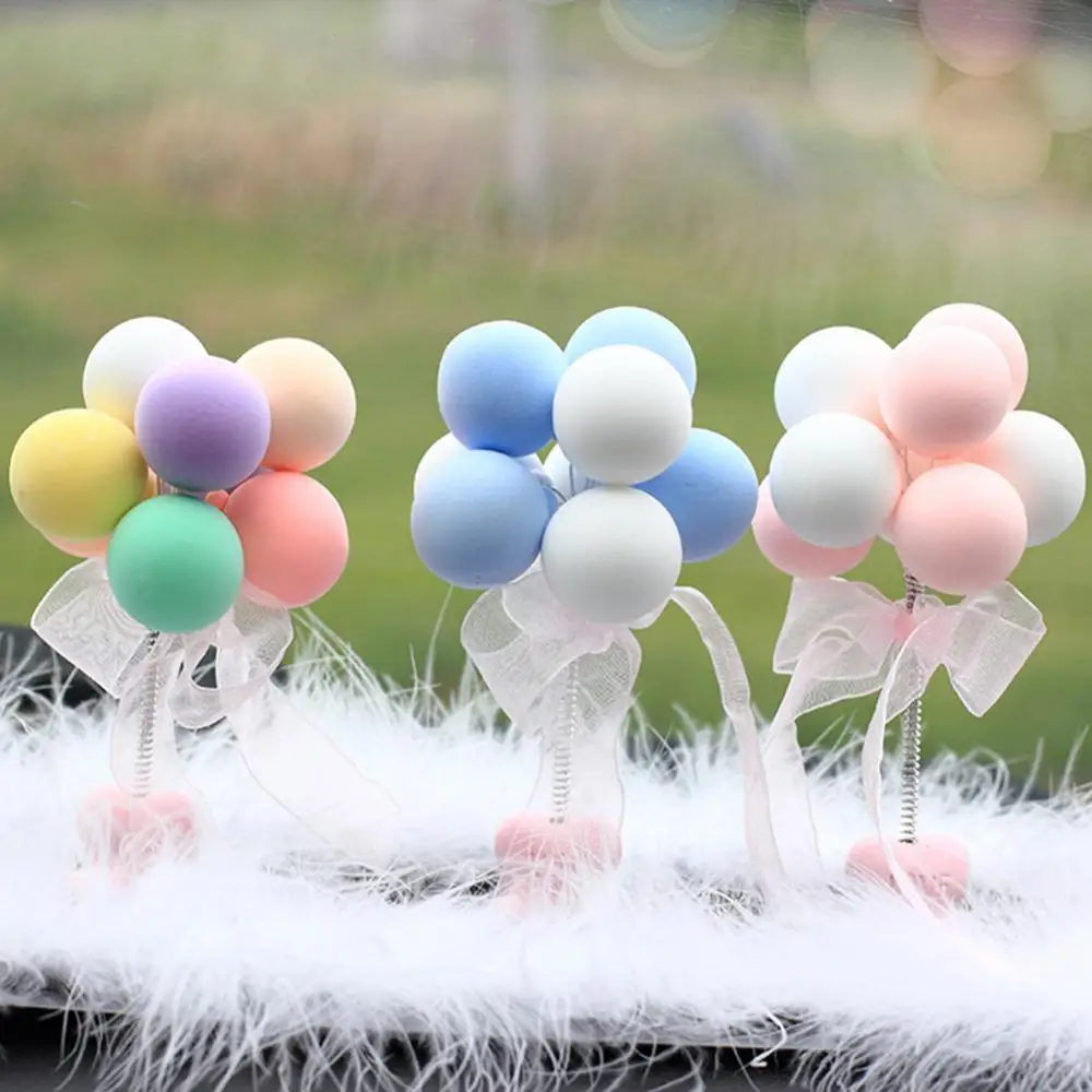 

75% Dropshipping!! Car Decoration Multi-color Cute Balloon Car Dashboard Home Decor Ornaments