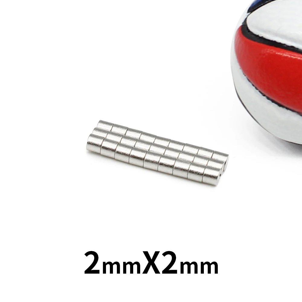 100/200/500/1000/5000PCS 2x2 Mini Small Magnets Round 2X2 mm Neodymium Magnet Disc 2x2mm Permanent Strong Magnet 2*2