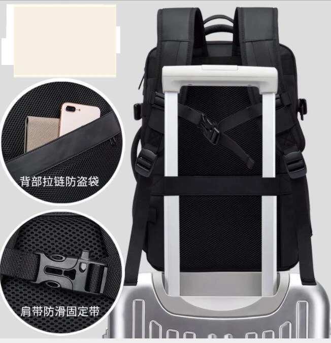 KAKA USB charge Travel Bag Backpack For Men Backpack Bag Luggage bags Travel Backpack Multi Function 15.6 inch Laptop backpack