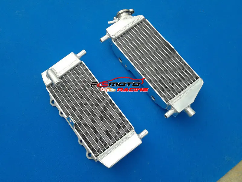 Aluminum Radiator For KAWASAKI KX125 KX 125 2003-2008 2004 2005 2006 2007 KX250 KX 250 2003-2004