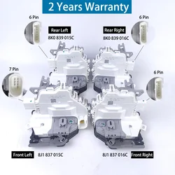 Siłownik zamka drzwi 8J1837015C 8J1837016C 8K0839015C 8K0839016C dla Audi A1 A4 A5 A6 Q3 Q5 Q7 TT SPYDER CAYMAN HURACAN