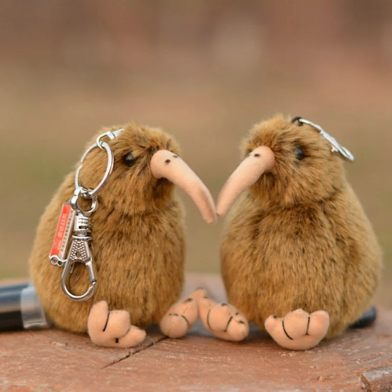 Juguetes de peluche de pájaro Kiwi con sonido, muñeco de Animal de peluche meme, regalo de Navidad, llavero de pájaro, 12cm