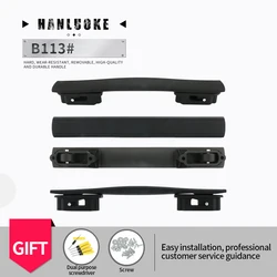 HANLUOKE B113  Luggage Accessories Handle Luggage Retractable Handle Universal Luggage Accessories Handle Metal Seat