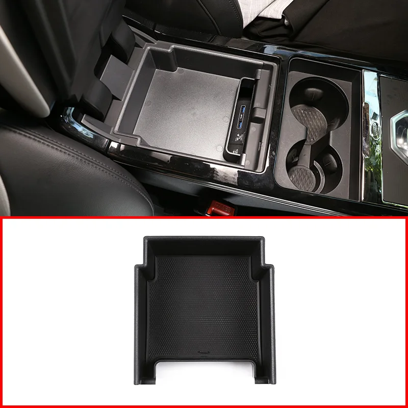 For Range Rover Evoque 2019 2020 Year Car Center Console Storage Box Phone Tray Accessories